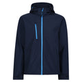 Marineblau-Graublau - Front - Regatta - "Venturer" Softshelljacke, Dreilagige Membrane für Herren