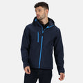 Marineblau-Graublau - Back - Regatta - "Venturer" Softshelljacke, Dreilagige Membrane für Herren