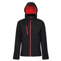 Schwarz-Rot - Front - Regatta - "Venturer" Softshelljacke, Dreilagige Membrane für Herren