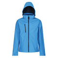 Graublau-Marineblau - Front - Regatta - "Venturer" Softshelljacke, Dreilagige Membrane für Herren