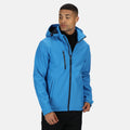 Graublau-Marineblau - Back - Regatta - "Venturer" Softshelljacke, Dreilagige Membrane für Herren