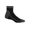 Schwarz-Stahlfarben - Side - Regatta - "Samaris Trail" Knöchelsocken für Herren (2er-Pack)