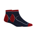 Marineblau-Dunkelrot - Back - Regatta - "Samaris Trail" Knöchelsocken für Herren (2er-Pack)