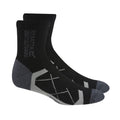 Schwarz-Kirschrot - Back - Regatta - Stiefelsocken für Damen (2er-Pack)