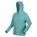 Bristolblau-Amazonit - Side - Regatta - "Montes" Kapuzenpullover, Leicht für Damen