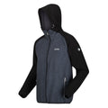 Aschgrau meliert-Schwarz - Side - Regatta - "Arec III" Jacke für Herren