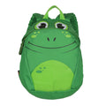 Grün - Front - Regatta - Kinder Rucksack "Roary Animal", Frosch