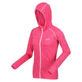 Flamingo-Rosa - Side - Regatta - "Yonder" Hoodie mit durchgehendem Reißverschluss für Damen