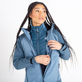 Graublau-Grau - Pack Shot - Regatta - "Veritas Era" Jacke, wasserfest recyceltes Material für Damen