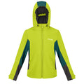 Kiwi-Grün-Pazifikgrün - Front - Regatta - "Acidity V" Softshelljacke für Kinder