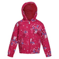 Pink Fusion - Front - Regatta - Jacke, wasserfest für Kinder