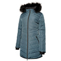 Oriongrau-Orion-Blau - Back - Dare 2B - "Striking III" Steppjacke Lang für Damen