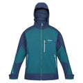 Pazifikgrün-Admiral B - Front - Regatta - "Hewitts VII" Softshelljacke für Herren