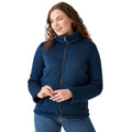 Marineblau - Side - Regatta - "Razia II" Fleecejacke Durchgehender Reißverschluss für Damen