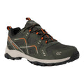 Dunkel-Khaki-Leuchtend Orange - Front - Regatta - Herren Wanderschuhe "Vendeavour", Wasserfest