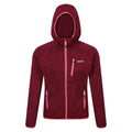 Rot - Front - Regatta - "Newhill" Fleecejacke mit Kapuze für Damen