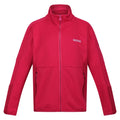 Beeren Pink - Front - Regatta - "Highton IV" Fleecejacke Durchgehender Reißverschluss für Kinder