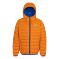 Persimmon-Dunkelblau - Front - Regatta - "Marizion" Steppjacke mit Kapuze für Kinder