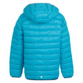 Tahoeblau-Gebleichtes Türkis - Back - Regatta - "Marizion" Steppjacke mit Kapuze für Kinder