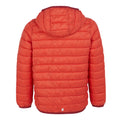 Dunkel-Orange-Mineral Rot - Front - Regatta - "Marizion" Steppjacke mit Kapuze für Kinder