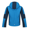 Indigo-Blue Wing Blau - Back - Regatta - "Acidity VI" Softshelljacke für Kinder