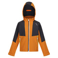 Orangen Pfeffer-Mittelgrau - Front - Regatta - "Haydenbury" Softshelljacke für Kinder