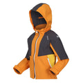 Orangen Pfeffer-Mittelgrau - Side - Regatta - "Haydenbury" Softshelljacke für Kinder