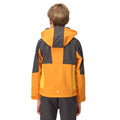 Orangen Pfeffer-Mittelgrau - Pack Shot - Regatta - "Haydenbury" Softshelljacke für Kinder