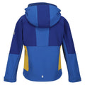 Blau-Königsblau - Back - Regatta - "Haydenbury" Softshelljacke für Kinder