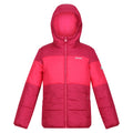 Beeren Pink -Pinker Trank - Front - Regatta - "Lofthouse VII" Steppjacke für Kinder