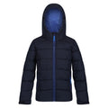 Marineblau-Königsblau - Front - Regatta - Steppjacke für Kinder