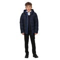 Marineblau-Königsblau - Pack Shot - Regatta - Steppjacke für Kinder