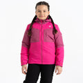 Reines Rosa-Hortensie Rosa - Lifestyle - Dare 2B - "Slush" Skijacke für Kinder