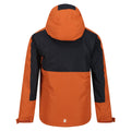 Gebranntes Kupfer-Schwarz - Back - Regatta - "Beamz III" Jacke, wasserfest für Kinder