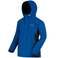 Oxfordblau-Eisengrau - Side - Regatta Great Outdoors Herren Outdoorjacke Matt mit Kapuze, wasserfest