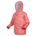 Shell Pink - Side - Regatta - "Baybella" Jacke, wasserfest für Kinder