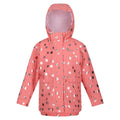 Shell Pink - Front - Regatta - "Baybella" Jacke, wasserfest für Kinder