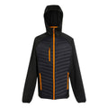 Schwarz-Orangenpop - Front - Regatta - "Navigate" Hybridjacke für Herren