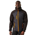 Schwarz-Orangenpop - Side - Regatta - "Navigate" Hybridjacke für Herren