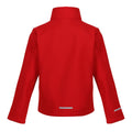 Rot-Schwarz - Back - Regatta - "Ablaze" Softshelljacke Zweilagig für Kinder