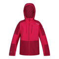 Pinker Trank-Beeren Pink - Front - Regatta - "Highton IV" Jacke, wasserfest für Kinder