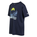 Marineblau - Side - Regatta - "Alvardo VIII" T-Shirt für Kinder