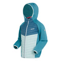 Leuchtend Blau-Tahoeblau-Gebleichtes Türkis - Side - Regatta - "Kielder VIII" Hybridjacke für Kinder