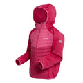 Pinker Trank-Flamingo-Rosa - Side - Regatta - "Kielder VIII" Hybridjacke für Kinder