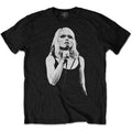 Schwarz - Front - Debbie Harry - "Open Mic" T-Shirt für Herren-Damen Unisex