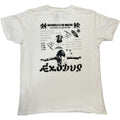 Weiß - Back - Bob Marley & The Wailers - "Exodus" T-Shirt Hi-Build für Herren-Damen Unisex