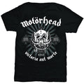 Schwarz - Front - Motorhead - "Victoria Aut Morte" T-Shirt für Herren-Damen Unisex