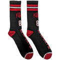 Schwarz-Rot-Weiß - Front - Iron Maiden - "Killers ´81" Socken für Herren-Damen Unisex