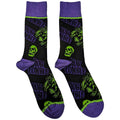 Schwarz-Grün-Violett - Front - Rob Zombie - Socken für Herren-Damen Unisex