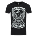 Schwarz - Front - Motorhead - "England" T-Shirt für Herren-Damen Unisex